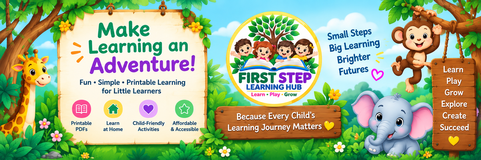 Make Learning an Adventure! Fun, simple, printable learning for little learners.